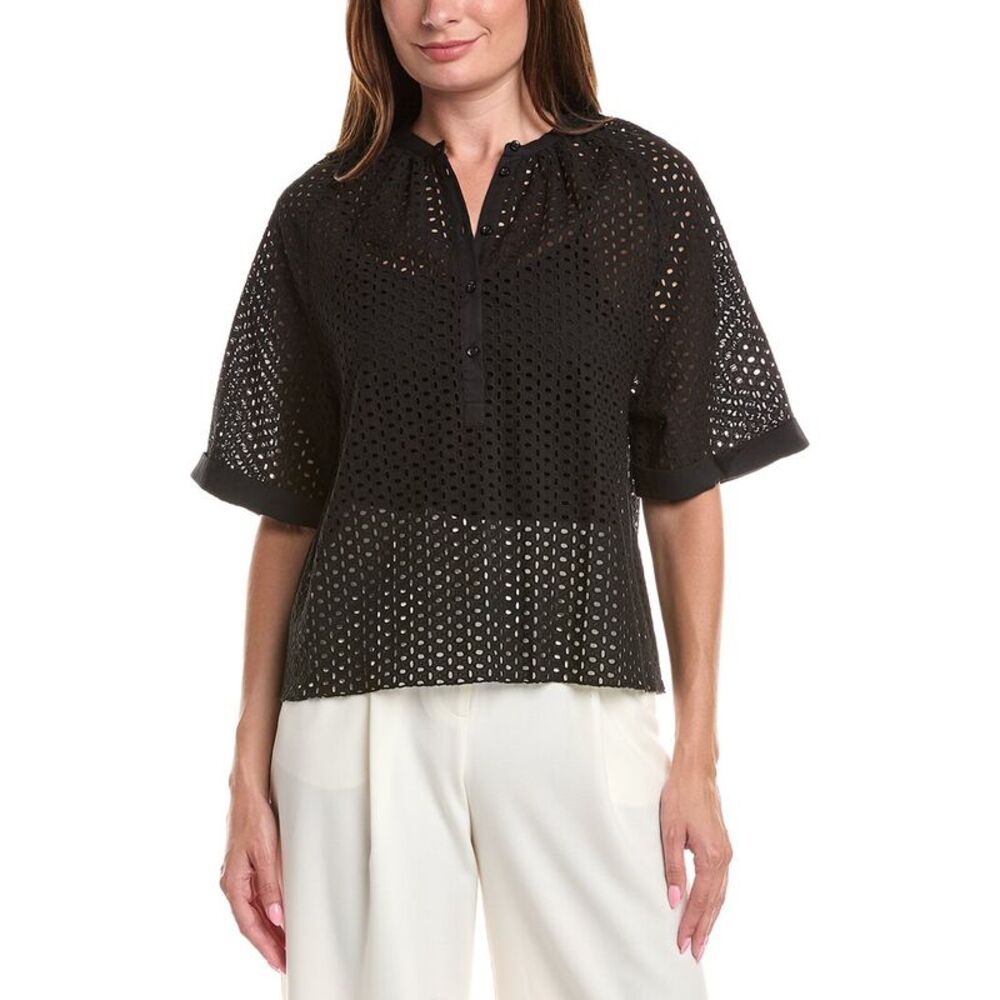 Officine Générale Womens Officine Generale Noria Top, Black